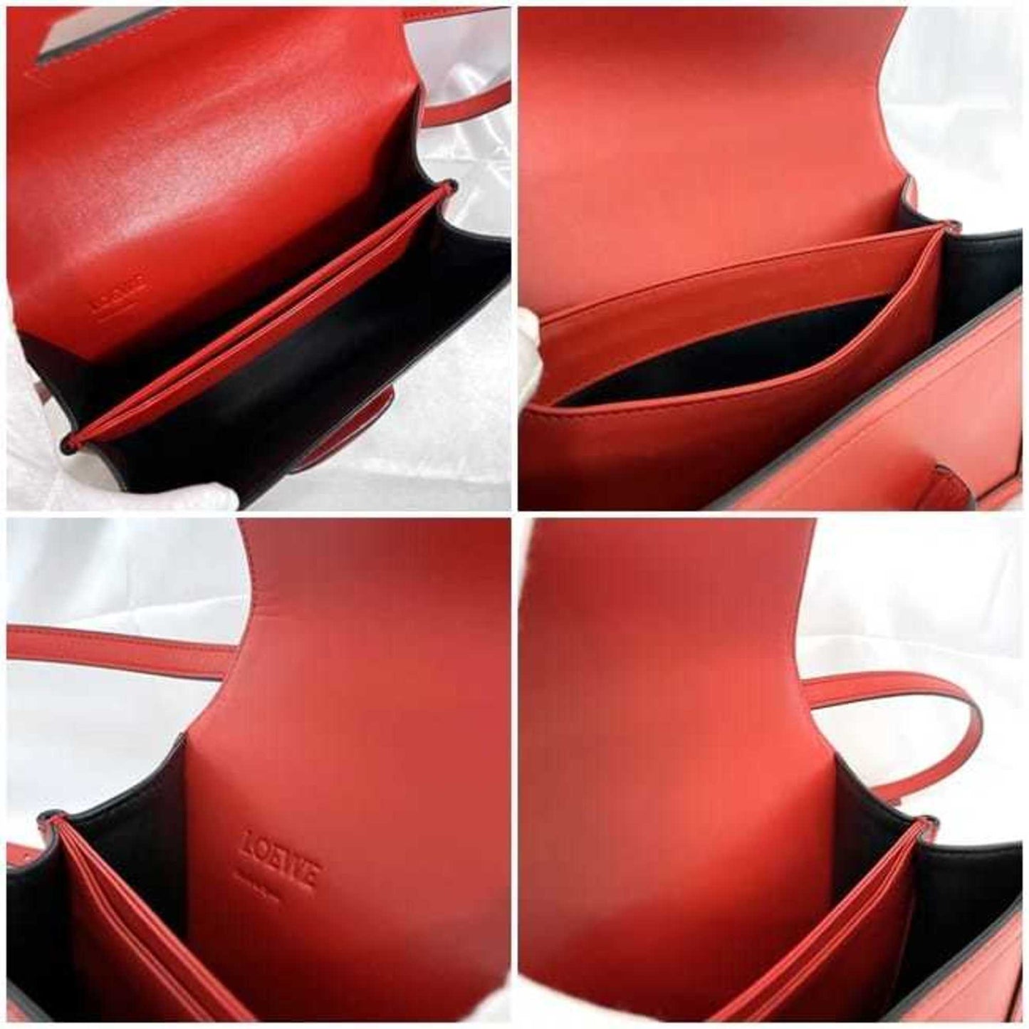 Loewe Red Leather Barcelona