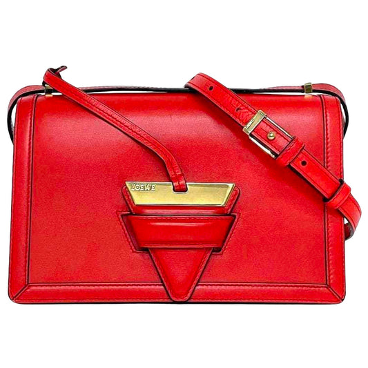 Loewe Red Leather Barcelona