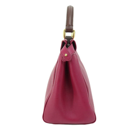 Fendi Purple Calfskin Peekaboo