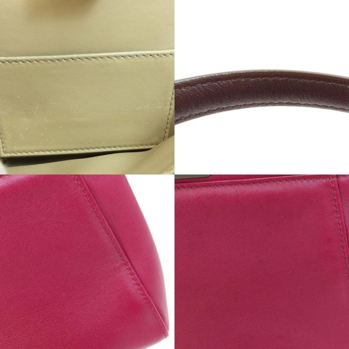 Fendi Purple Calfskin Peekaboo