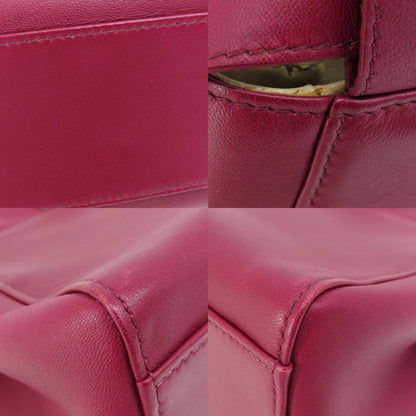 Fendi Purple Calfskin Peekaboo