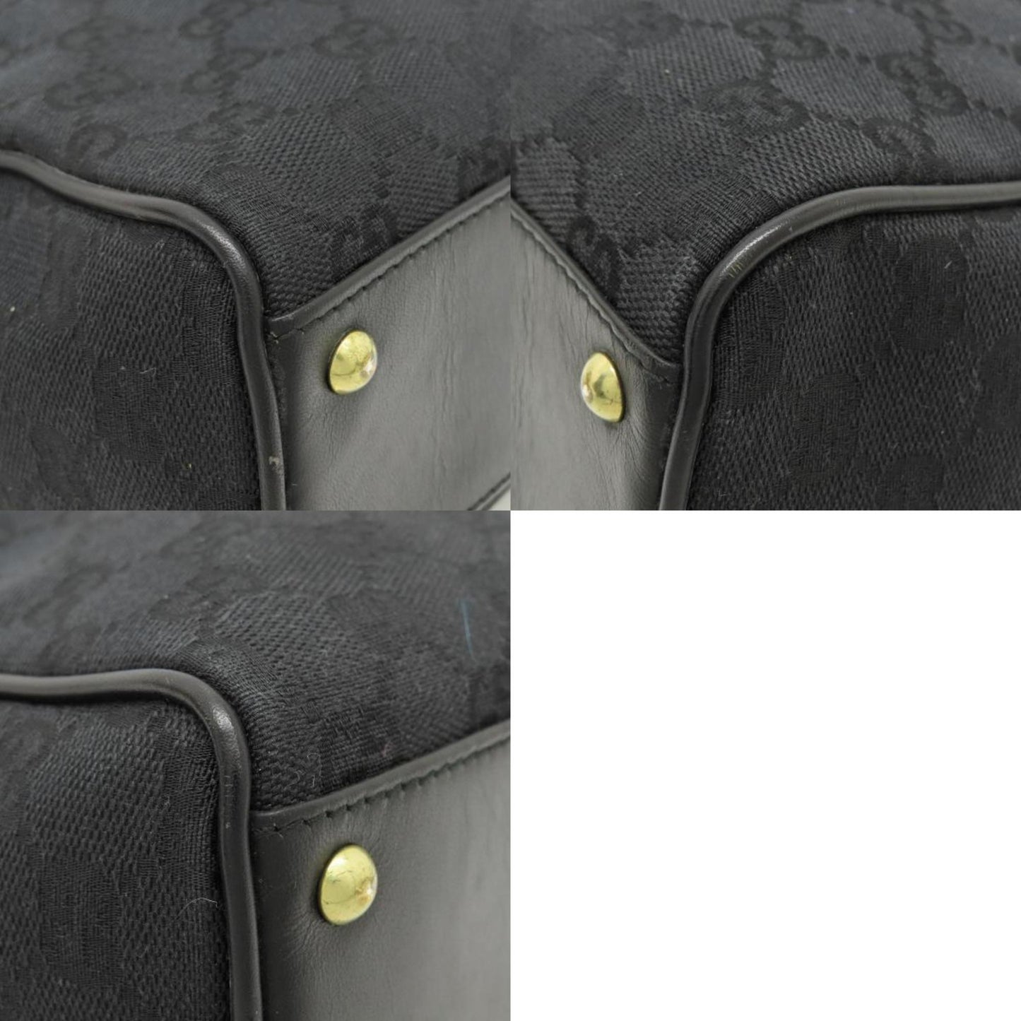 Gucci Black Canvas Gg Canvas