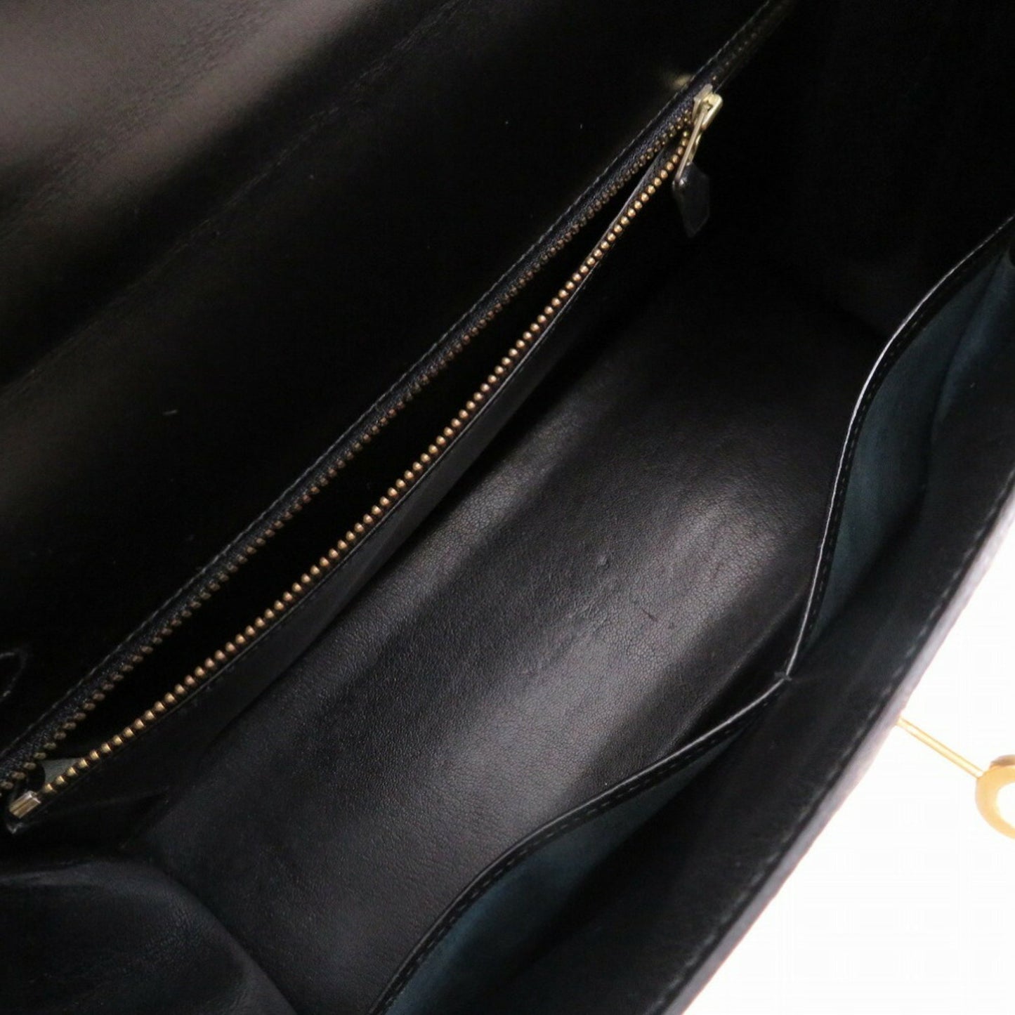 Hermès Black Calfskin Kelly 32
