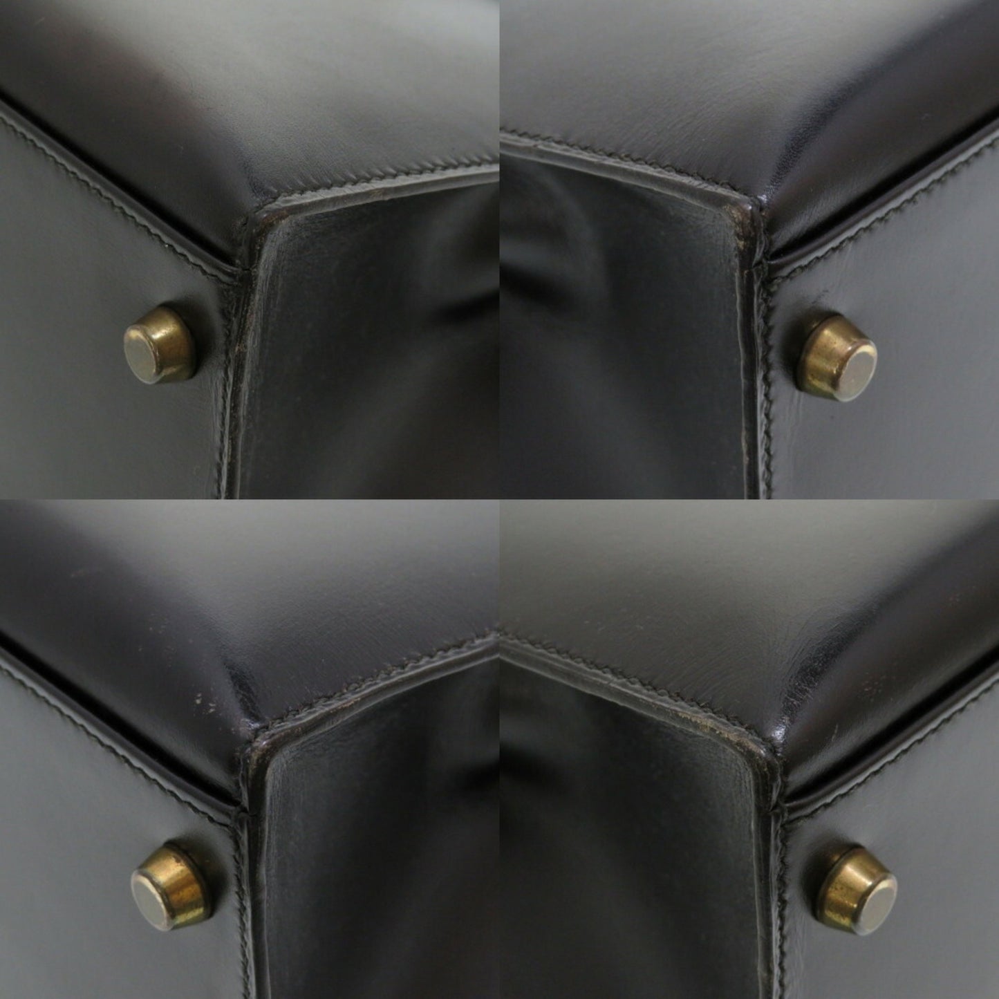 Hermès Black Calfskin Kelly 32