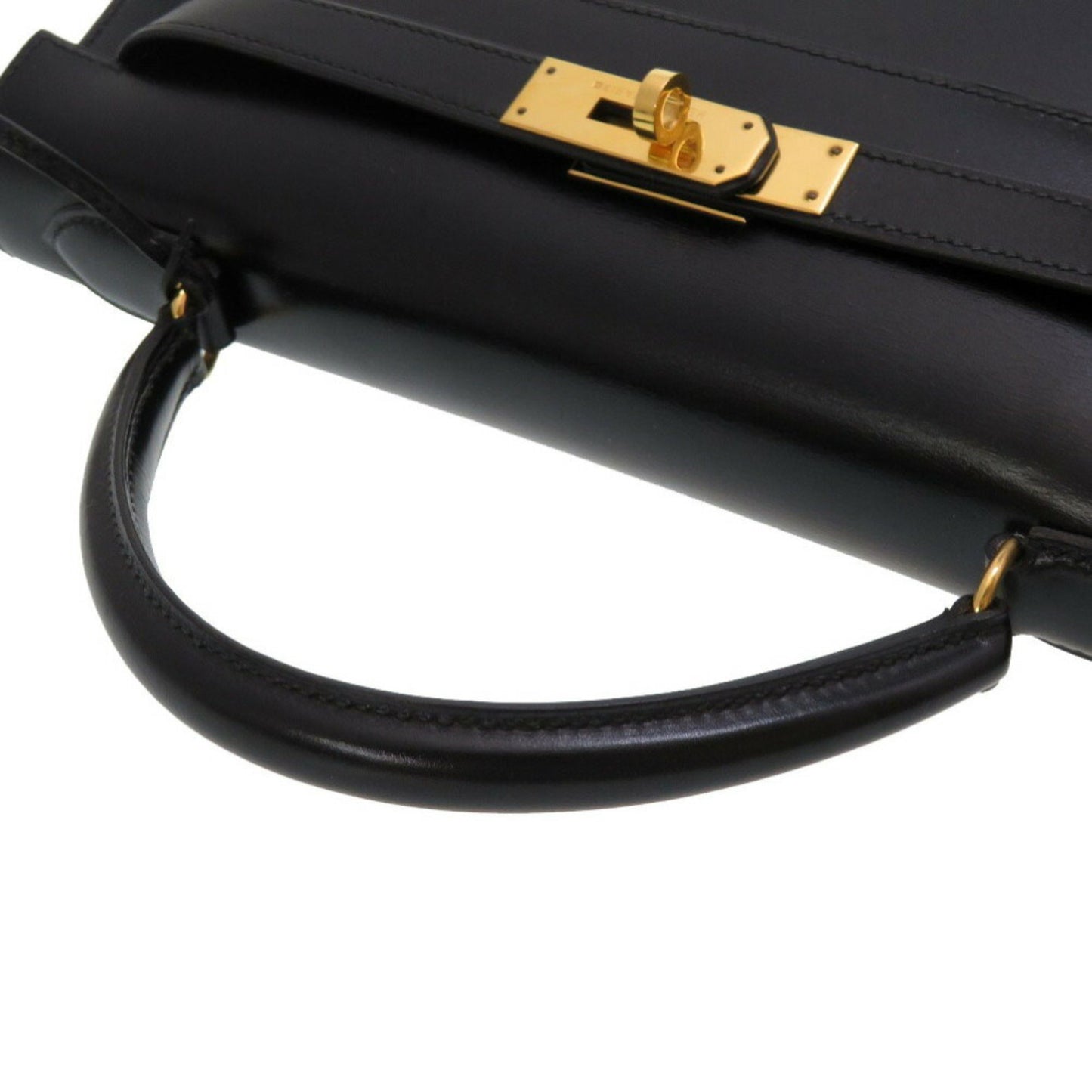 Hermès Black Calfskin Kelly 32