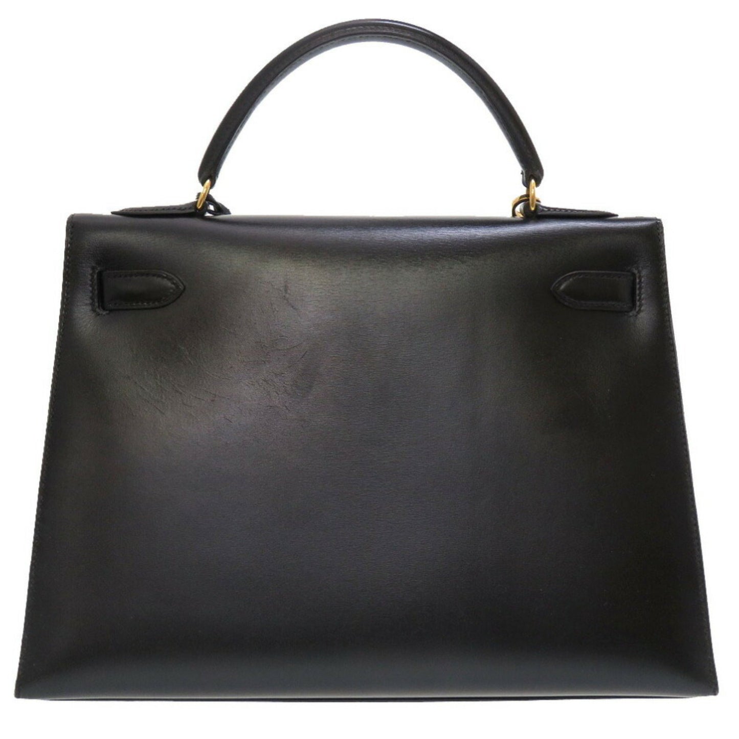 Hermès Black Calfskin Kelly 32
