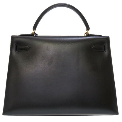 Hermès Black Calfskin Kelly 32