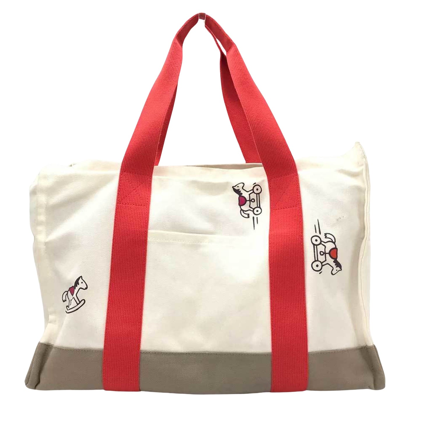Hermès Brown Canvas Adada
