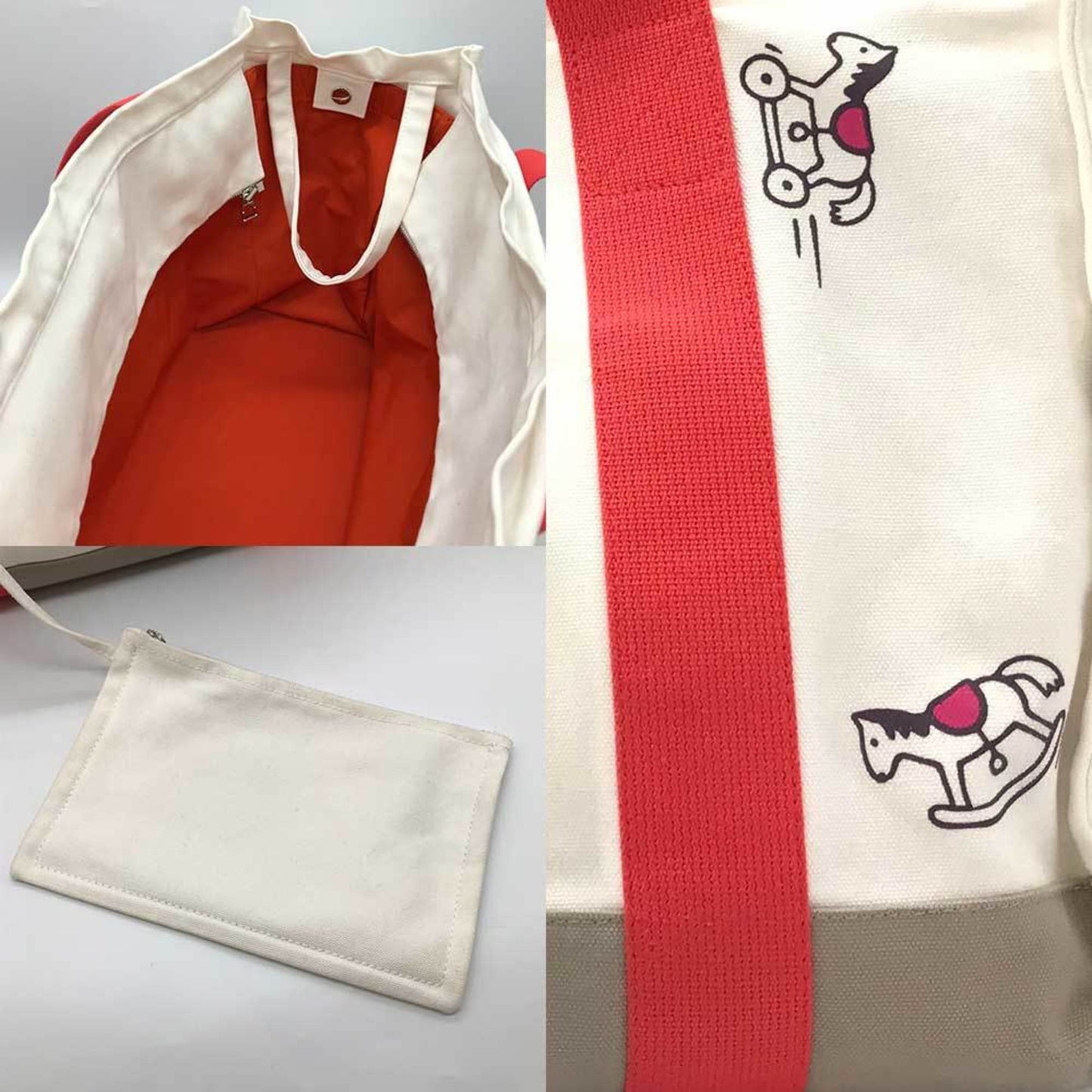 Hermès Brown Canvas Adada