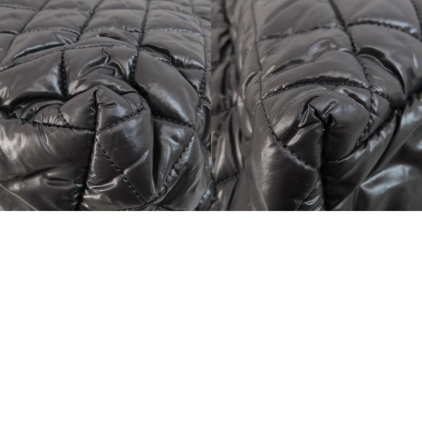 Chanel Black Synthetic Coco Cocoon