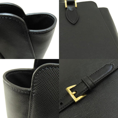 Prada Black Leather Saffiano