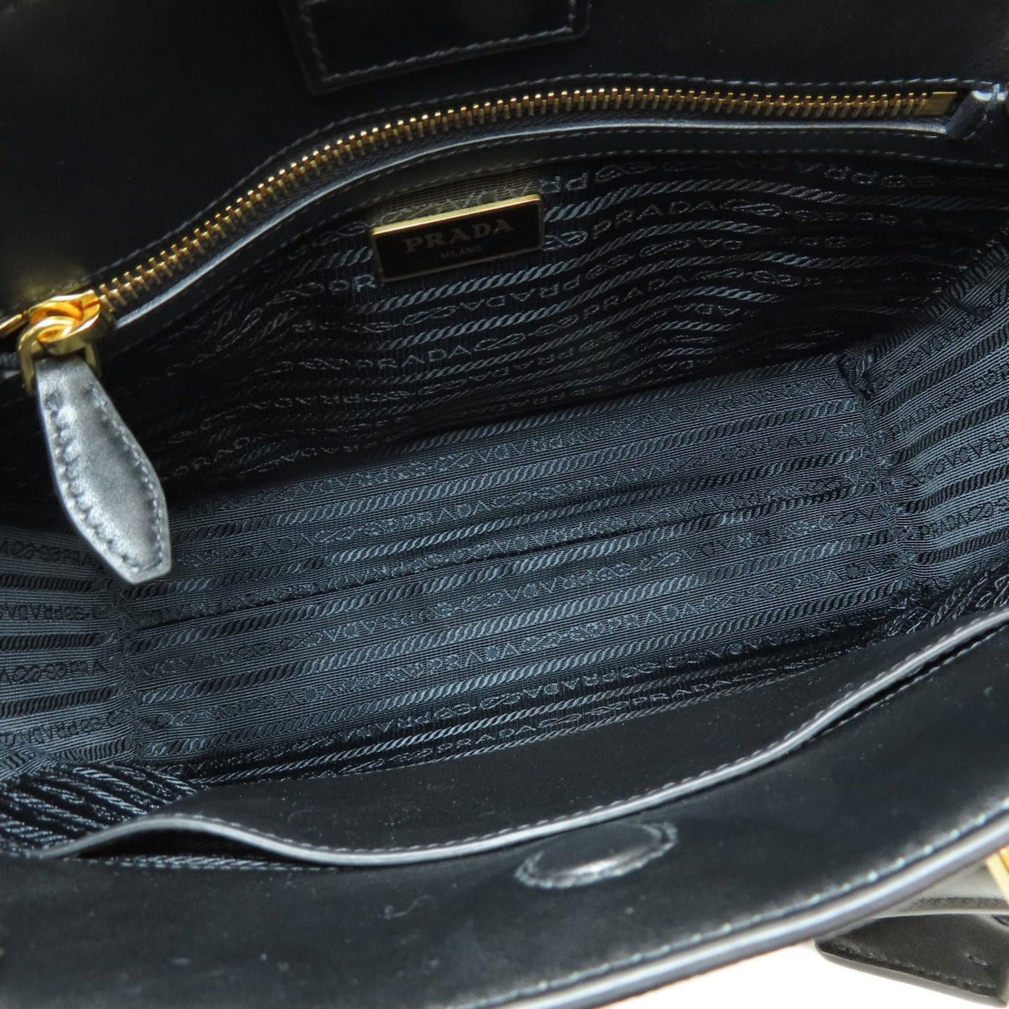Prada Black Leather Saffiano