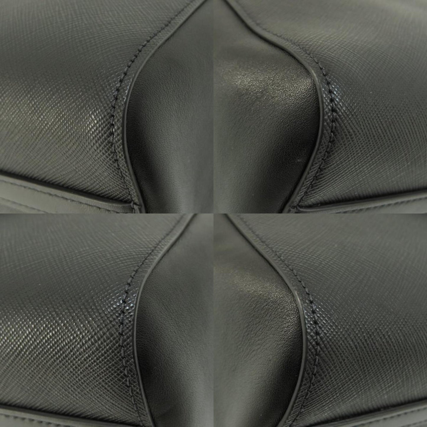 Prada Black Leather Saffiano