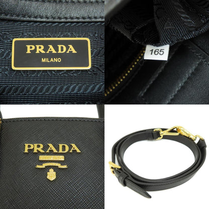 Prada Black Leather Saffiano