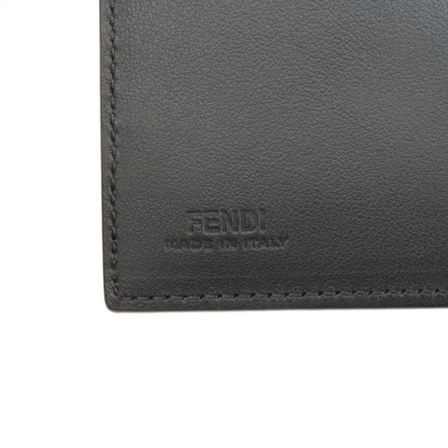 Fendi Black Leather Monster