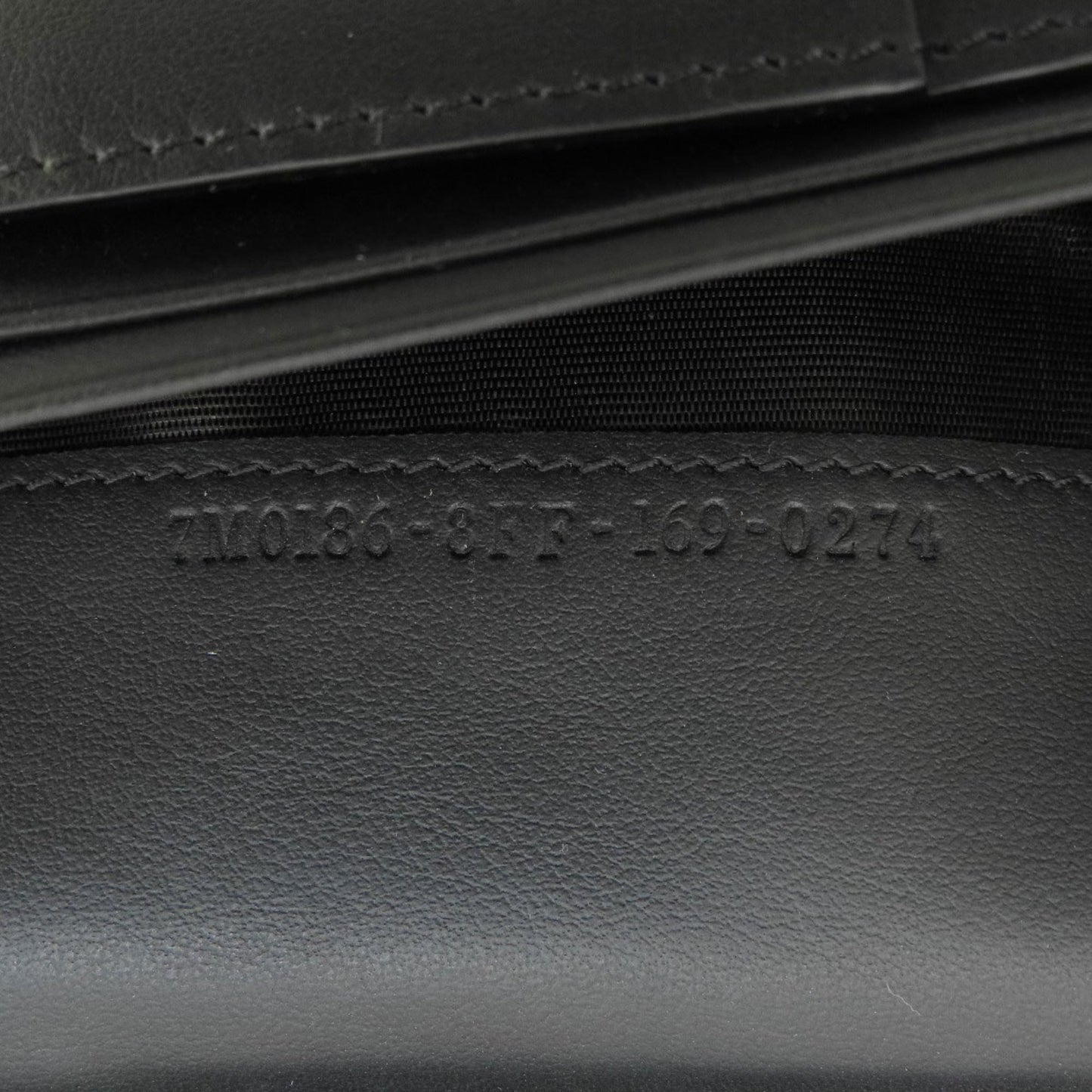 Fendi Black Leather Monster