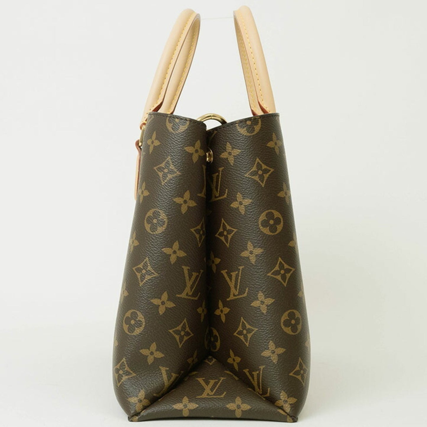 Louis Vuitton Brown Canvas Flower