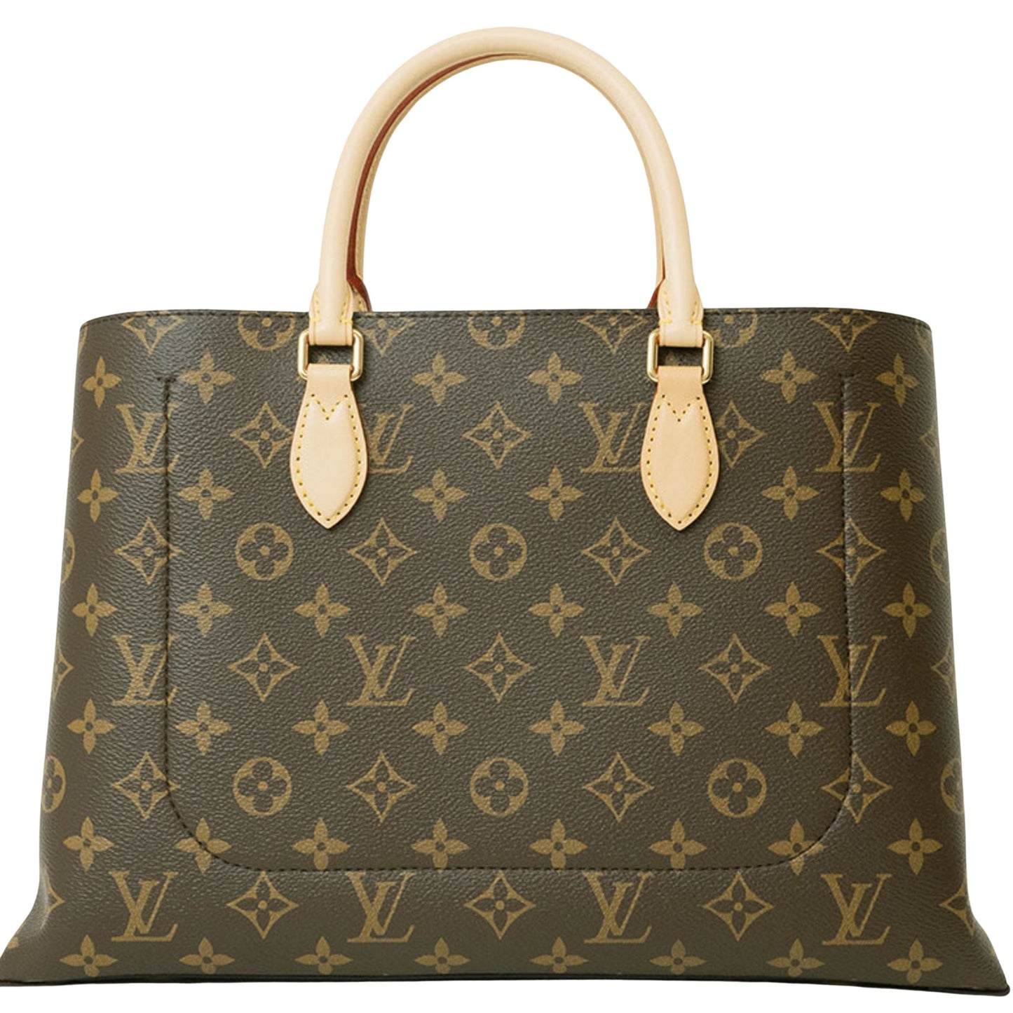 Louis Vuitton Brown Canvas Flower