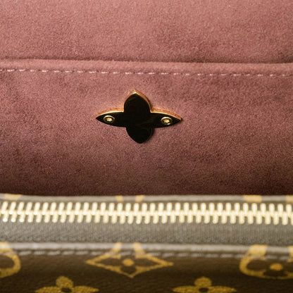 Louis Vuitton Brown Canvas Flower