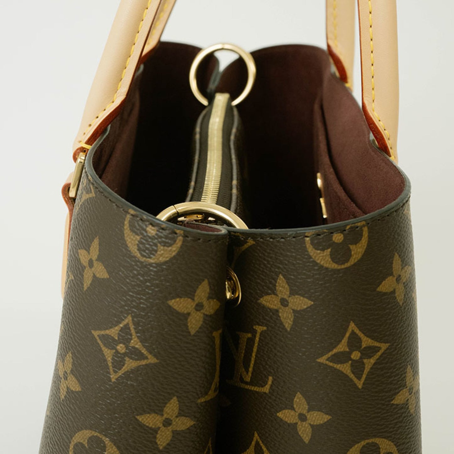 Louis Vuitton Brown Canvas Flower