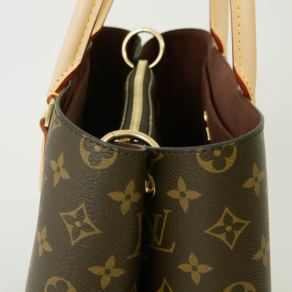 Louis Vuitton Brown Canvas Flower