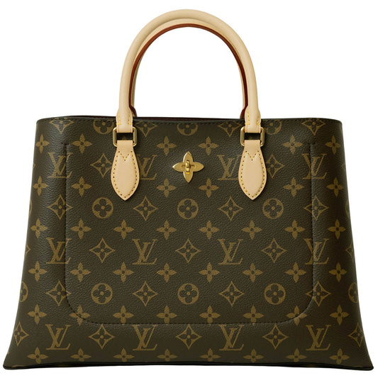 Louis Vuitton Brown Canvas Flower