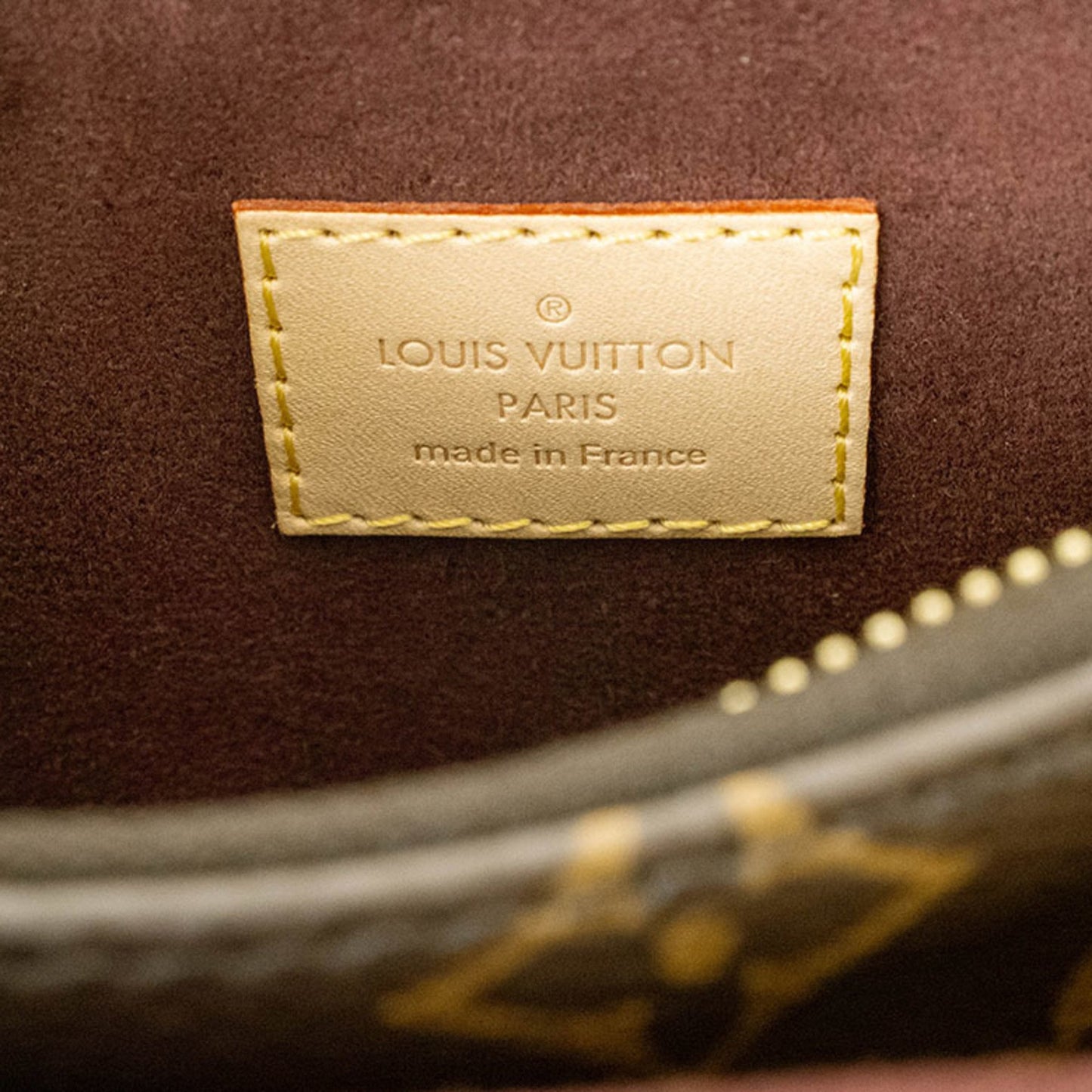 Louis Vuitton Brown Canvas Flower