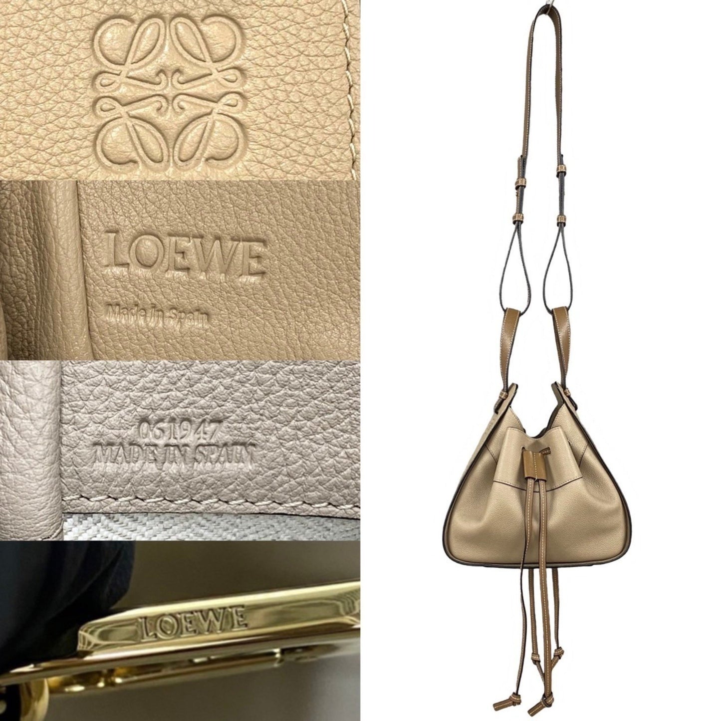 Loewe Brown Leather Hammock
