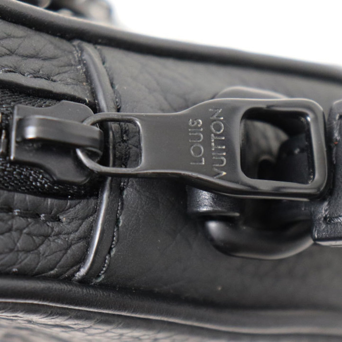 Louis Vuitton Black Leather Volga