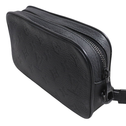 Louis Vuitton Black Leather Volga
