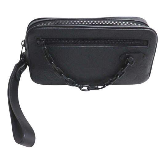 Louis Vuitton Black Leather Volga