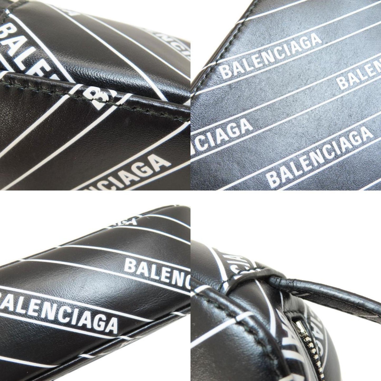Balenciaga Black Leather Camera