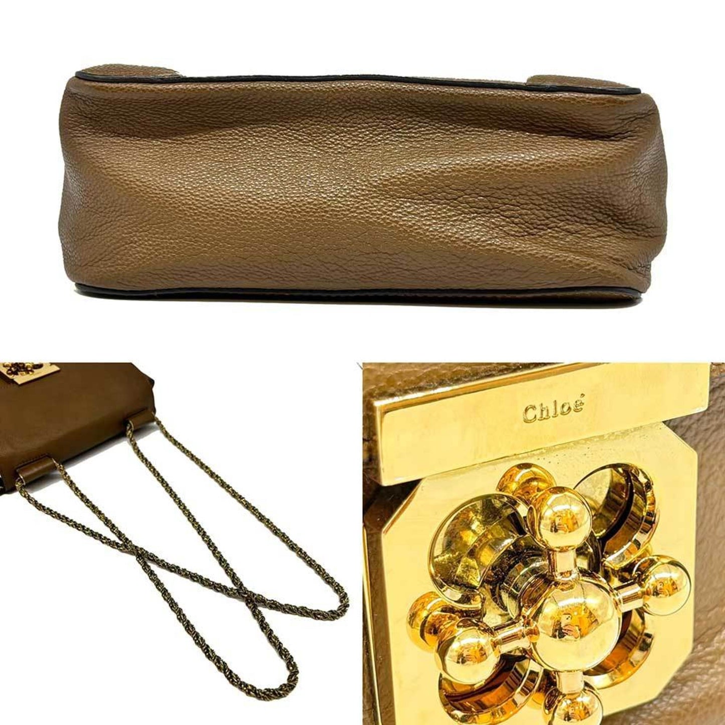 Chloé Brown Leather Elsie