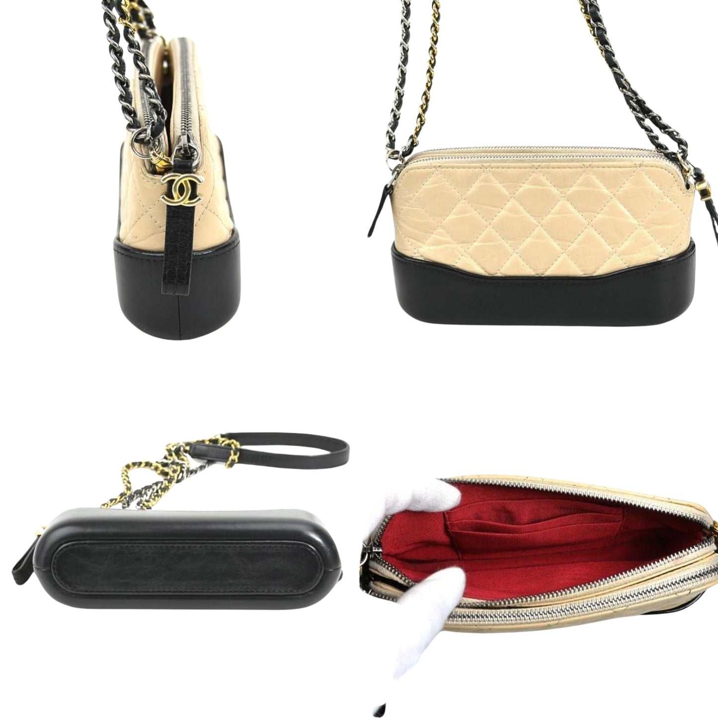 Chanel Brown Leather Gabrielle