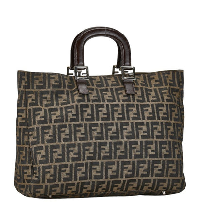 Fendi Brown Canvas Zucca