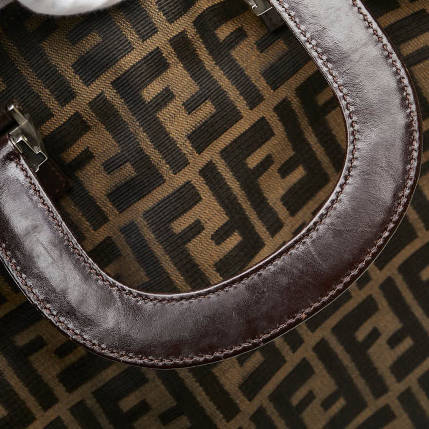 Fendi Brown Canvas Zucca