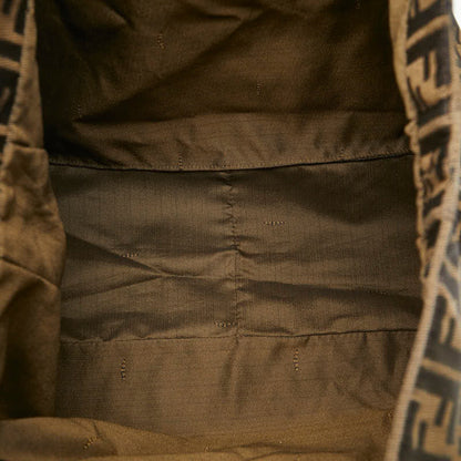 Fendi Brown Canvas Zucca