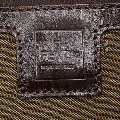 Fendi Brown Canvas Zucca