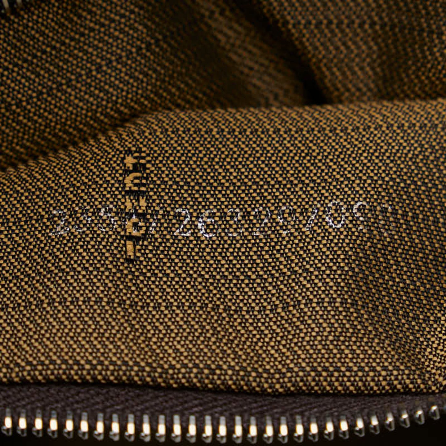 Fendi Brown Canvas Zucca