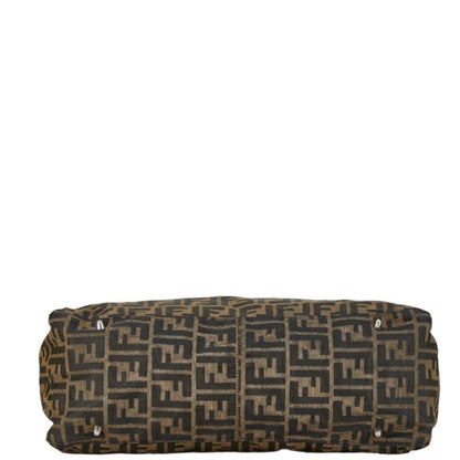 Fendi Brown Canvas Zucca