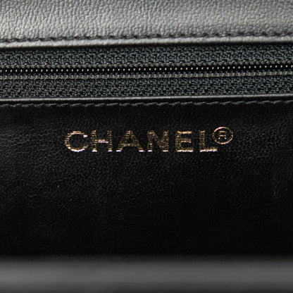 Chanel Black Leather Vanity