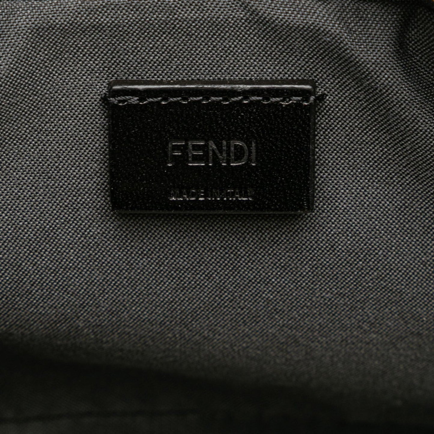 Fendi Gray Canvas Zucca