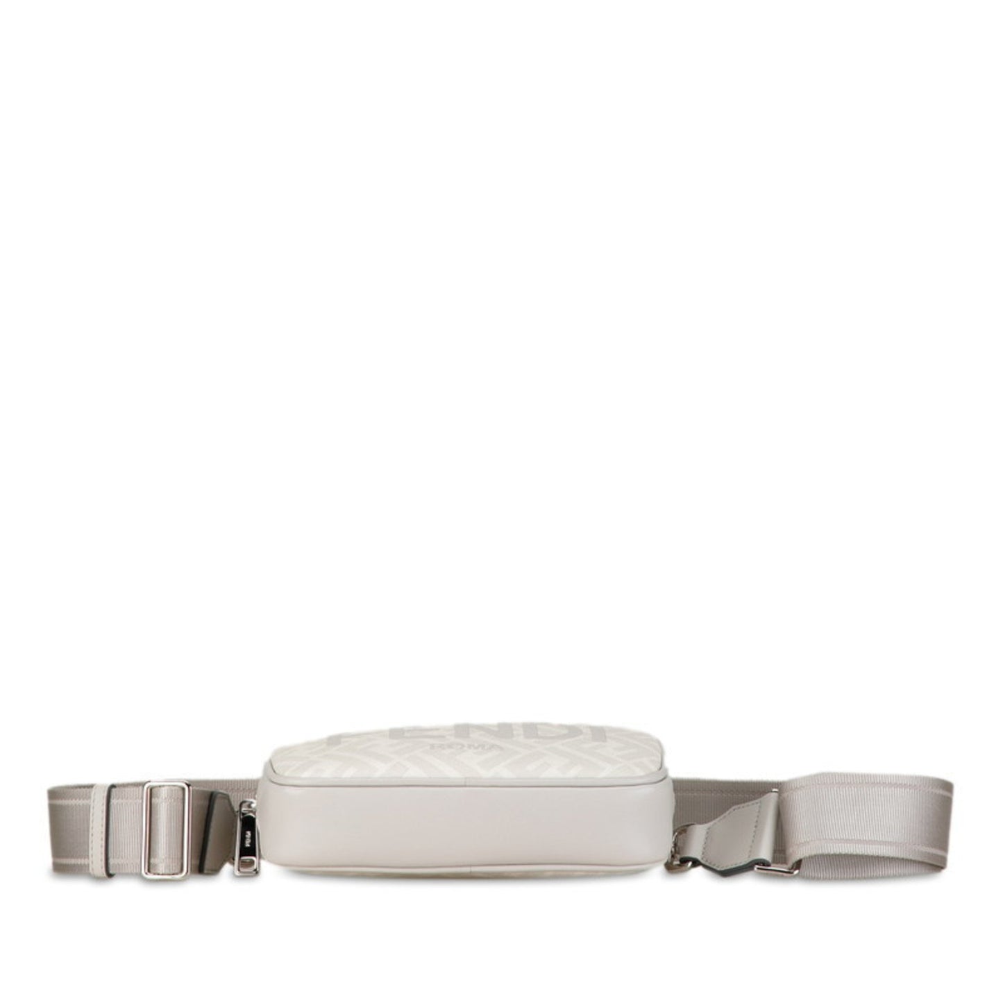 Fendi Gray Canvas Zucca