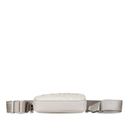 Fendi Gray Canvas Zucca