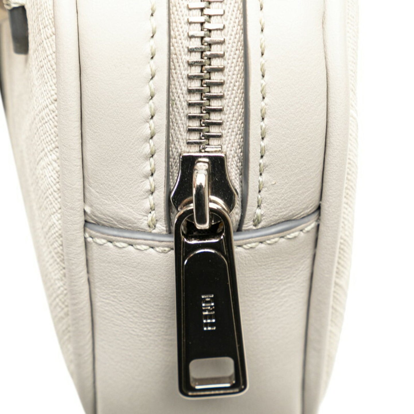 Fendi Gray Canvas Zucca