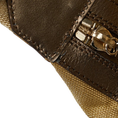 Gucci Gold Canvas Sherry