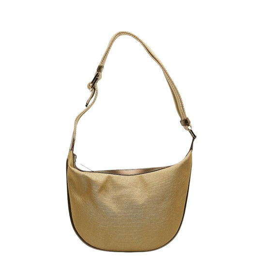 Gucci Gold Canvas Sherry