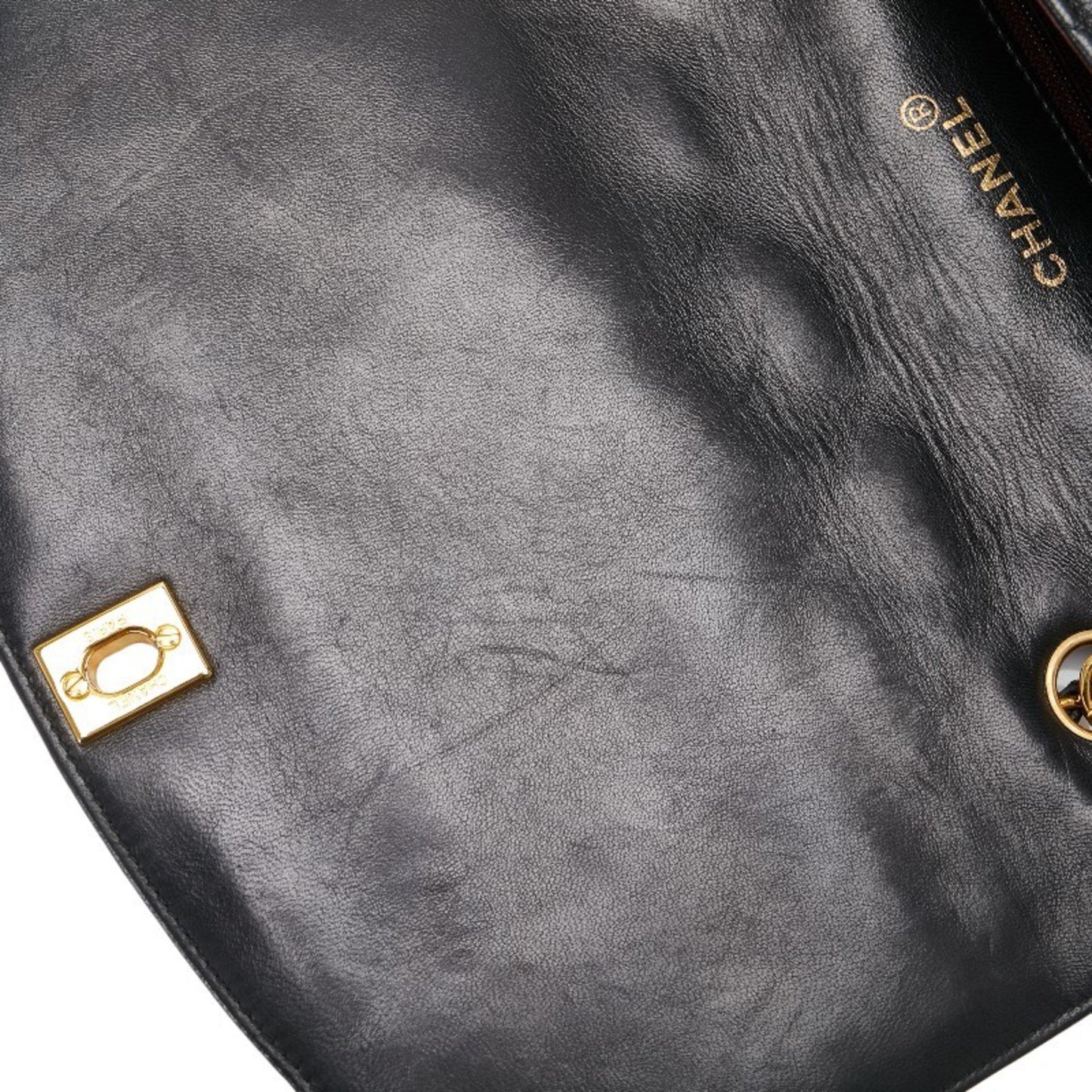 Chanel Black Leather Diana