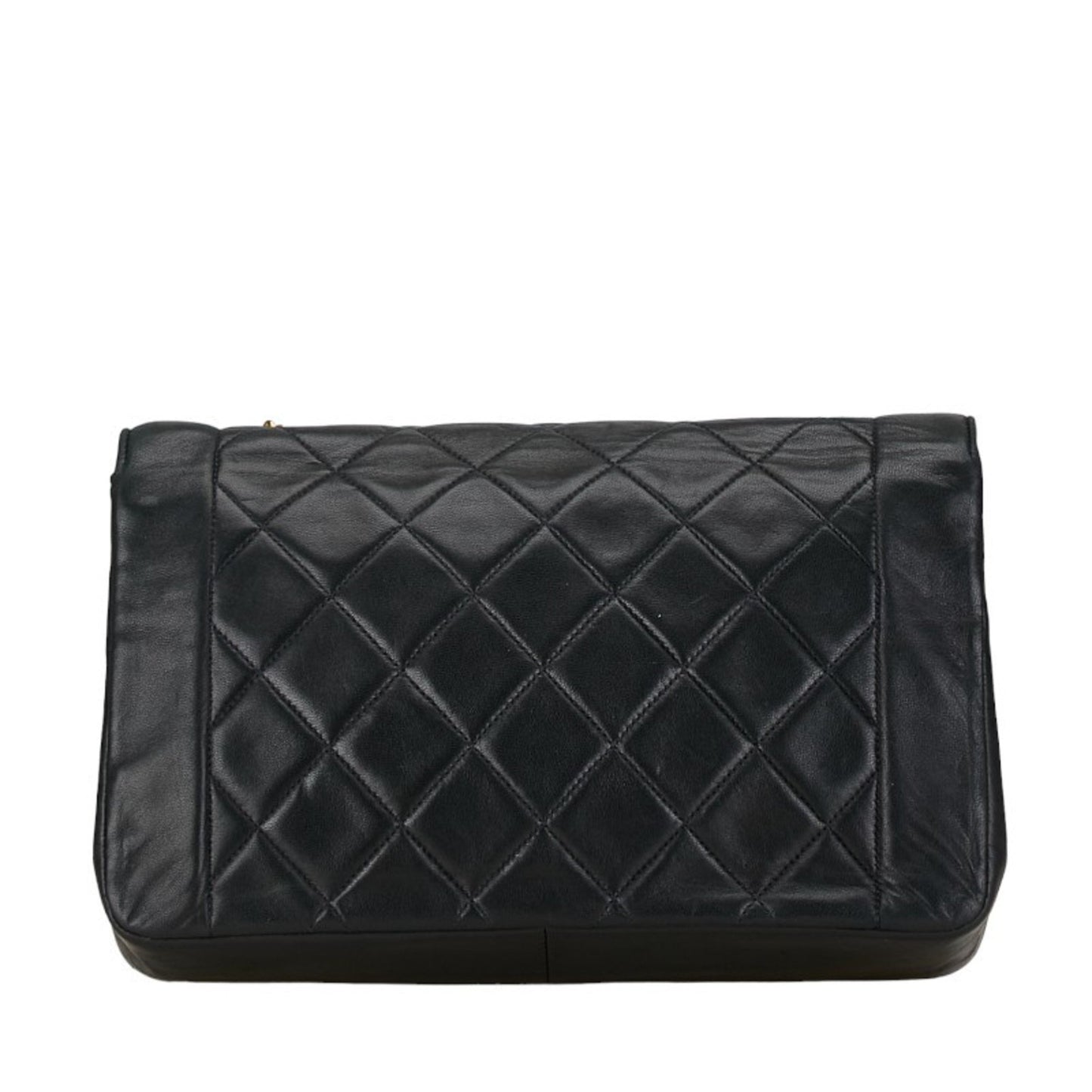 Chanel Black Leather Diana