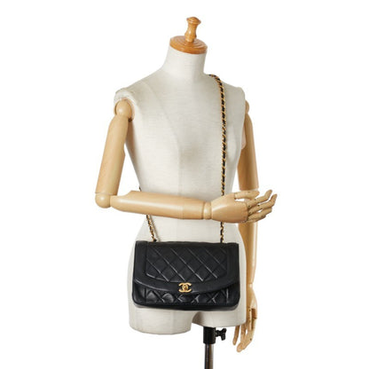 Chanel Black Leather Diana